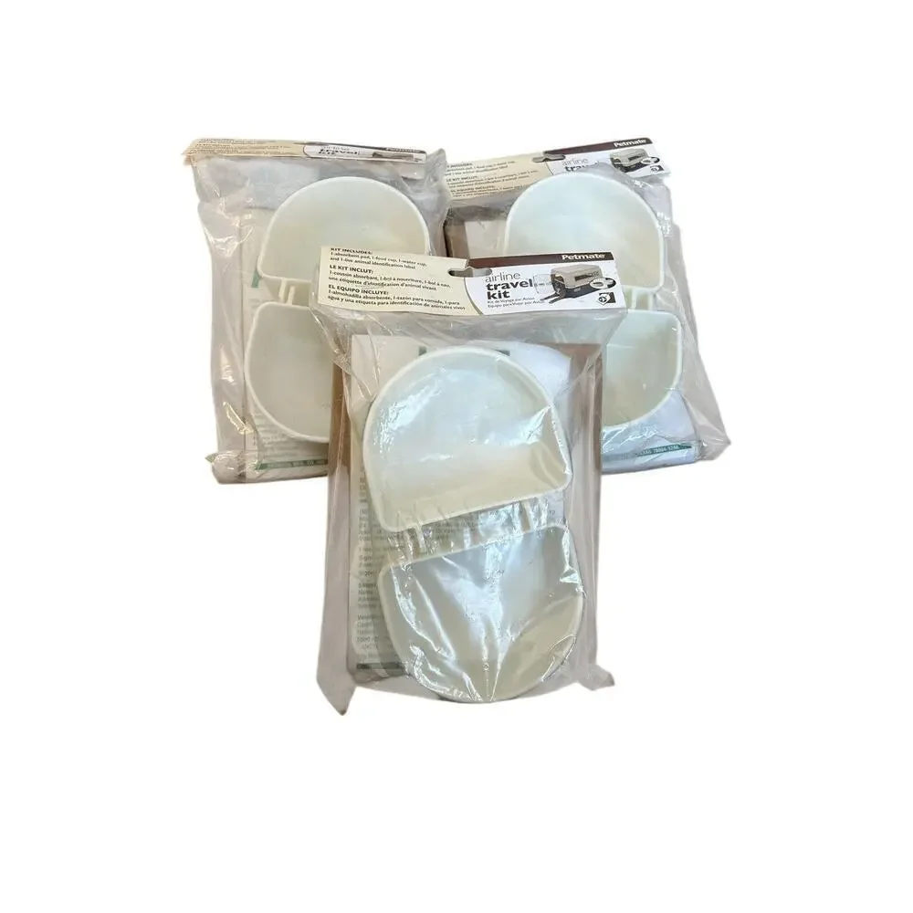 3 NEW Petmate Dog Cat Airline Travel Transport Kit Keep Pets Safe & Comfortable